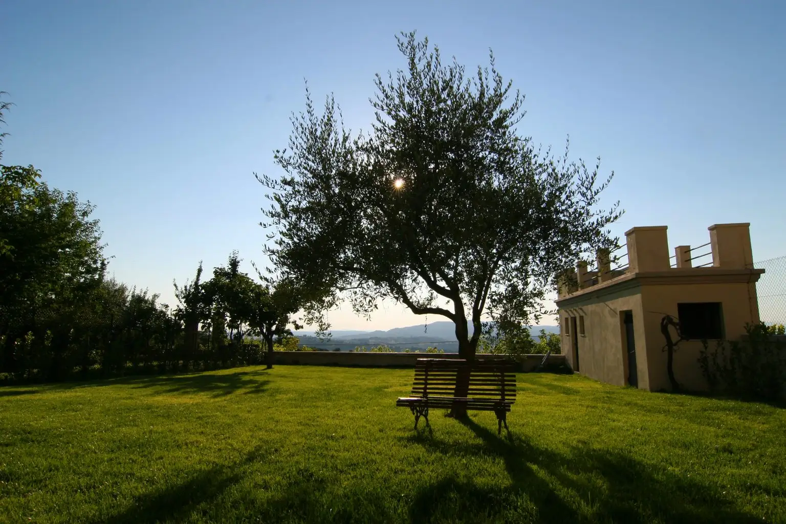 Il giardino panoramico di La Rocca a Montefalco